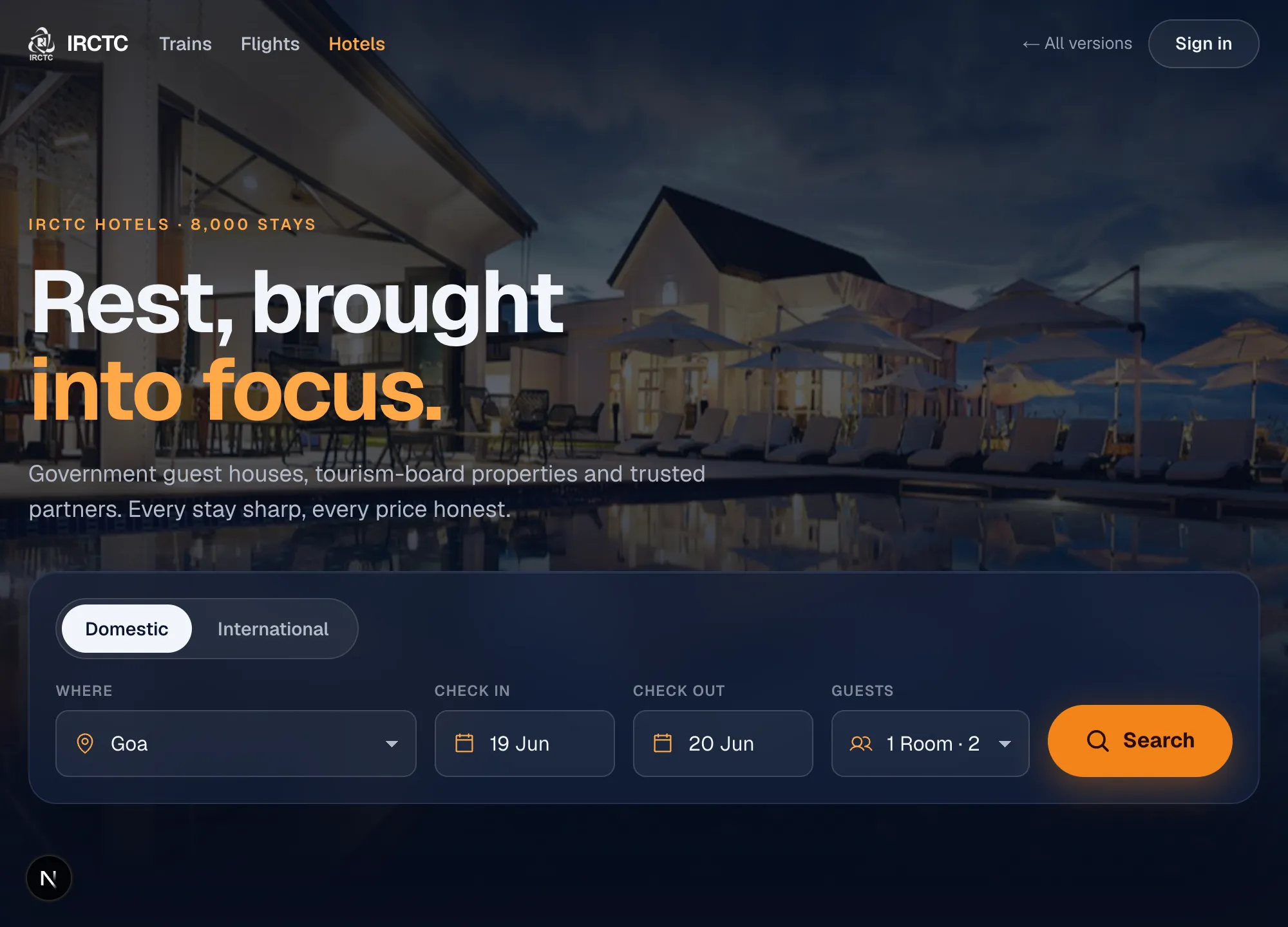 Impeccable · Frontier Hotels