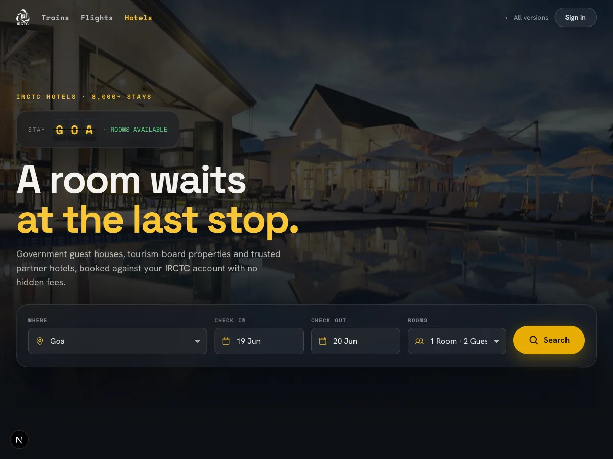 Frontend Design · Frontier Hotels